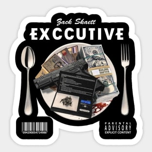 Zack Skaett Exccutive Sticker